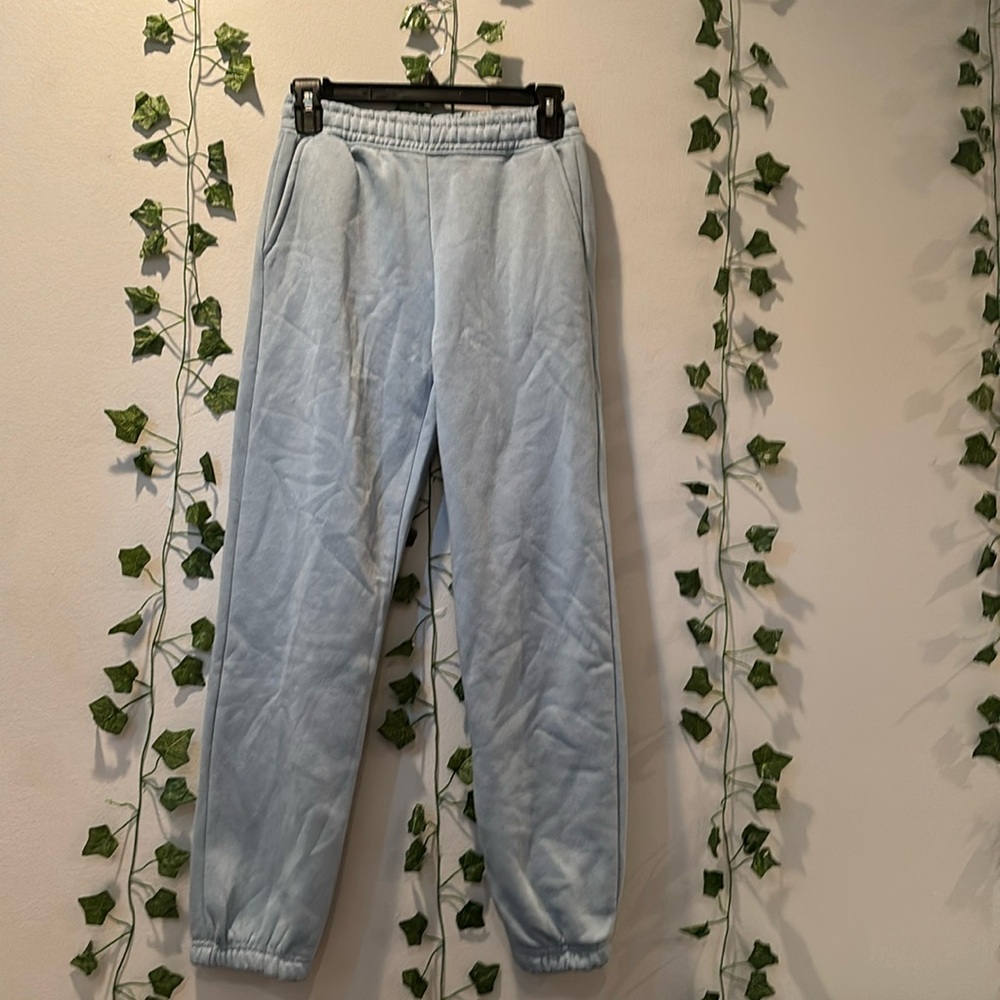 Blue never worn Zara sweatpants